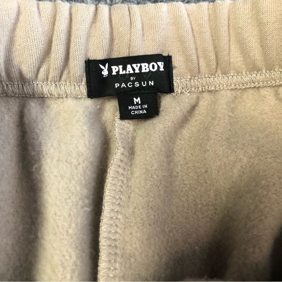 Playboy by Pacsun size medium joggers with playboy spell out on pant leg - Picture 2 of 10